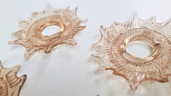 Venetian glass chandelier pans pack of 4