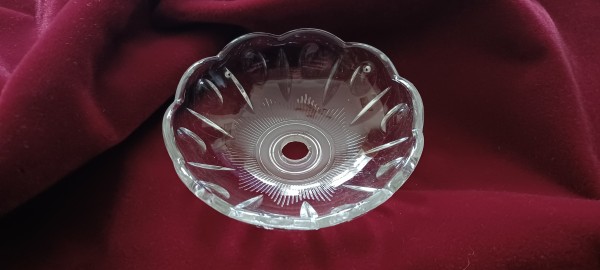 CHANDELIER GLASS BOBECHE DRIP PAN