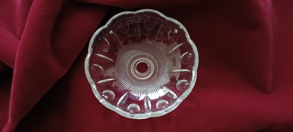 CHANDELIER GLASS BOBECHE DRIP PAN