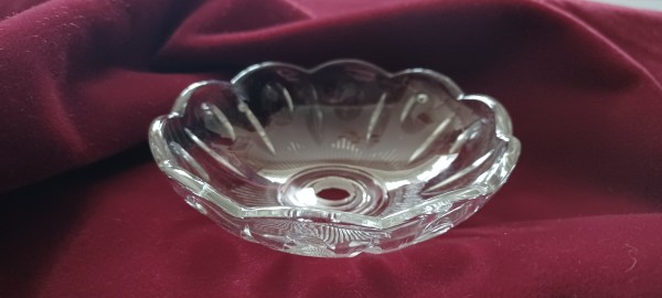 CHANDELIER GLASS BOBECHE DRIP PAN