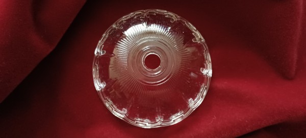 CHANDELIER GLASS BOBECHE DRIP PAN