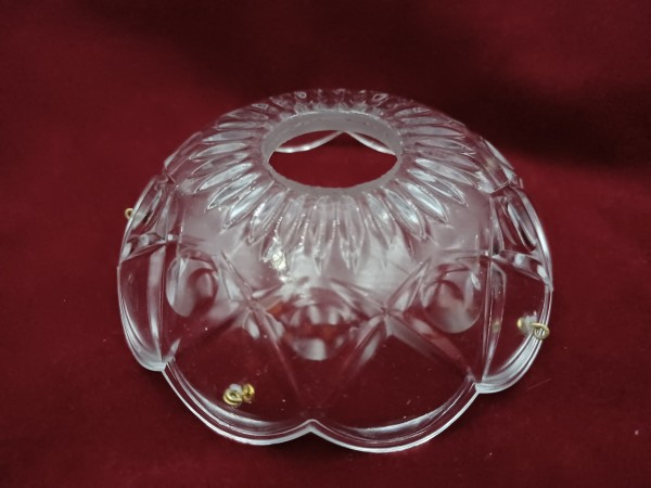 VINTAGE CHANDELIER PRESSED GLASS BOWL