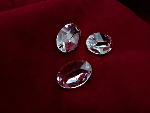Chandelier crystal beads 2 Pin Hole