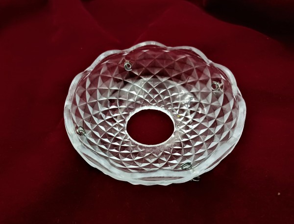 Vintage Chandelier Bobeche grease pan 