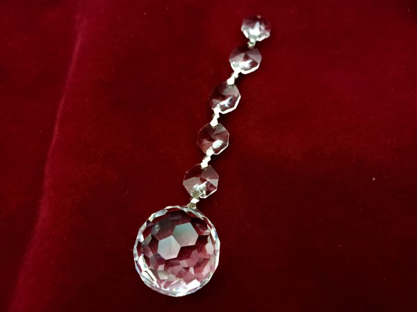 Chandelier crystal ball antique chandelier parts SOLD