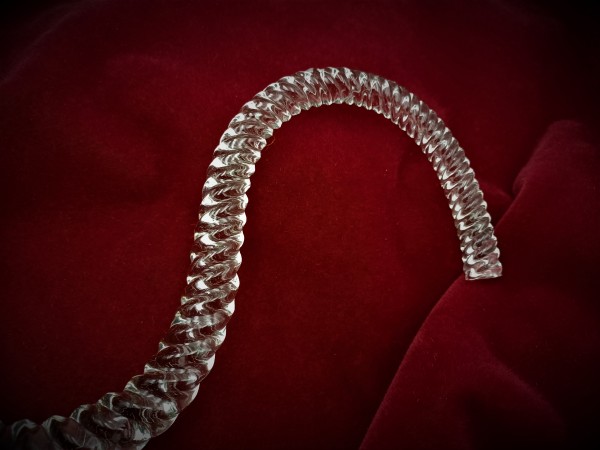 Chandelier hollow glass rope Arm 