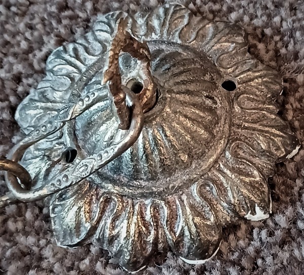 Vintage Single Light Crystal Chandelier Lantern SOLD