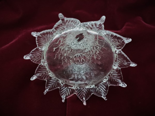 Antique Murano Chandelier glass top canopy