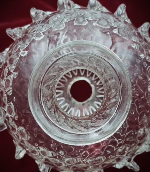 Antique Murano Chandelier Centre Stem Ball and collar 