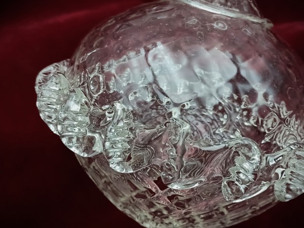 Antique Murano Chandelier Centre Stem Ball and collar 