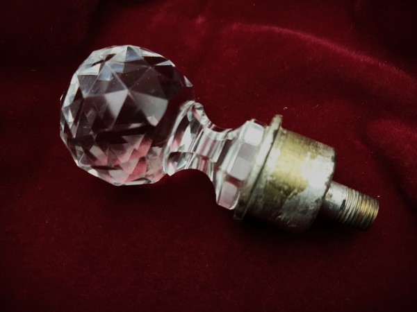 Chandelier ball finial with 10mm thread