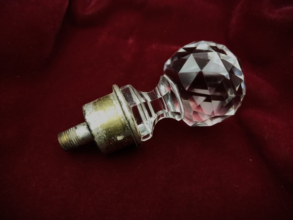 Chandelier ball finial with 10mm thread