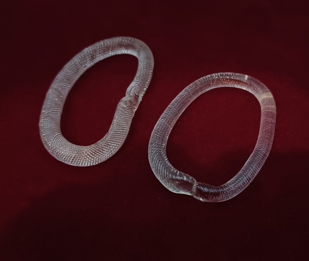 Glass Chandelier Hoops And Rings