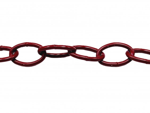 Burgundy and chrome ceiling rose hook large or small with optional chain 