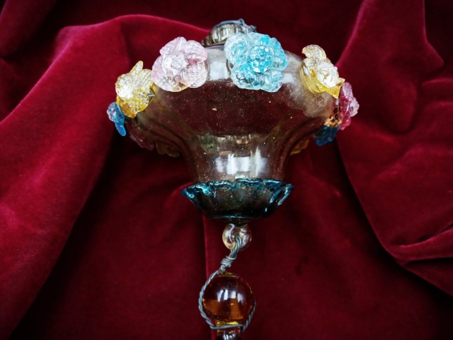 Antique large Venetian Chandelier Finial Circa 1880