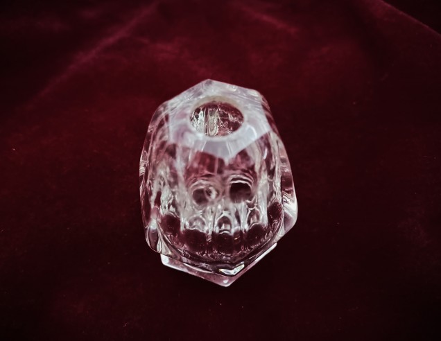 Victorian Chandelier Glass Stem spacer 