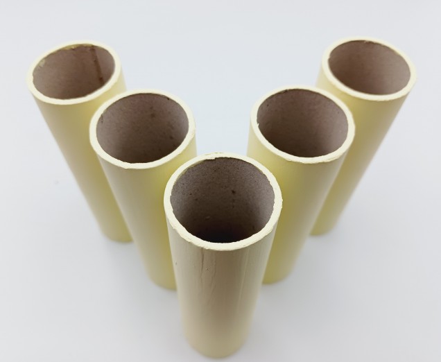 Candle Tubes cream Tube Card 100mm x 26mm