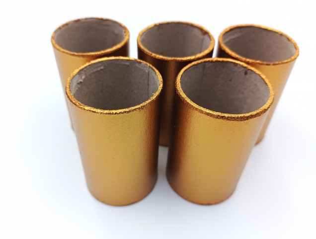 Chandelier Candle Tubes Antique Gold Card 55mm x 32mm Choose Pack Size