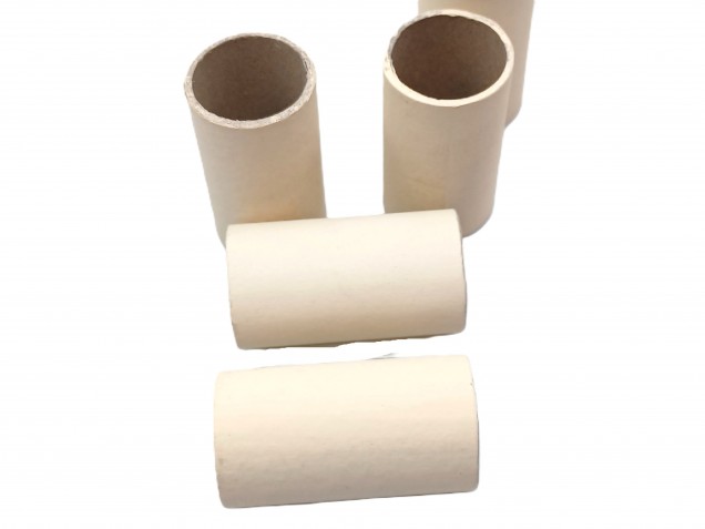 Chandelier Candle Tubes Cream Card 50mm x 24mm pack of 5