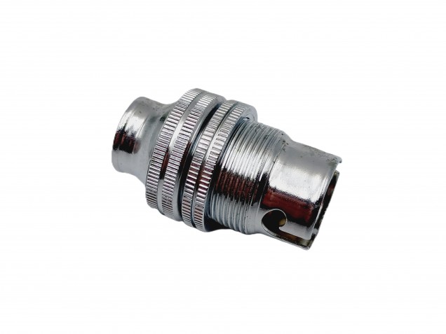 chrome lamp holder SBC - B15 1~2 inch thread earthed