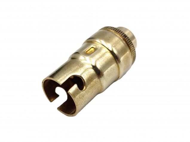 candle lampholder SBC - B15 brass finish 10MM thread