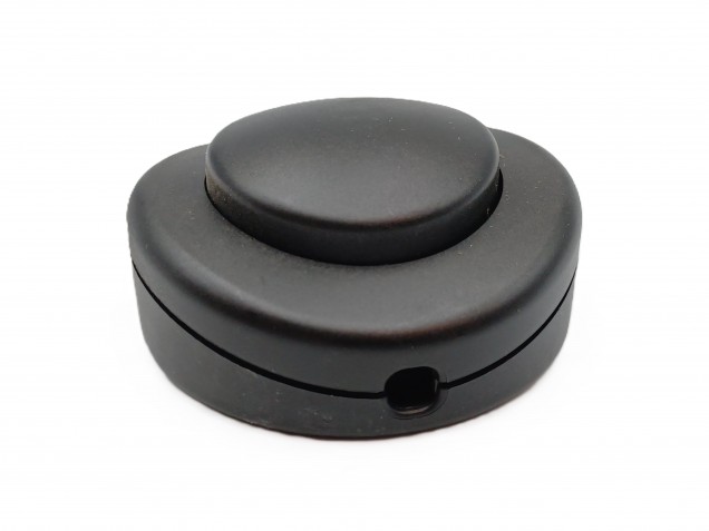 inline floor lamp switch 2 or 3 core in BLACK