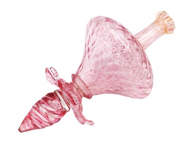 Pink Murano Chandelier Finial Circa 1880 