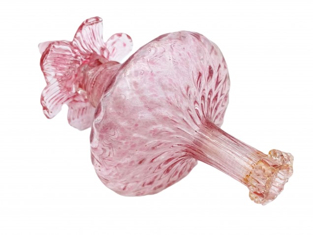 Pink Murano Chandelier Finial Circa 1880 