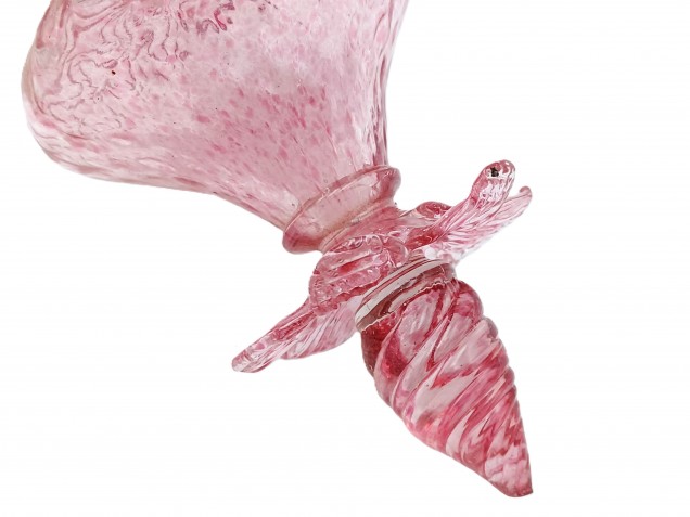 Pink Murano Chandelier Finial Circa 1880 