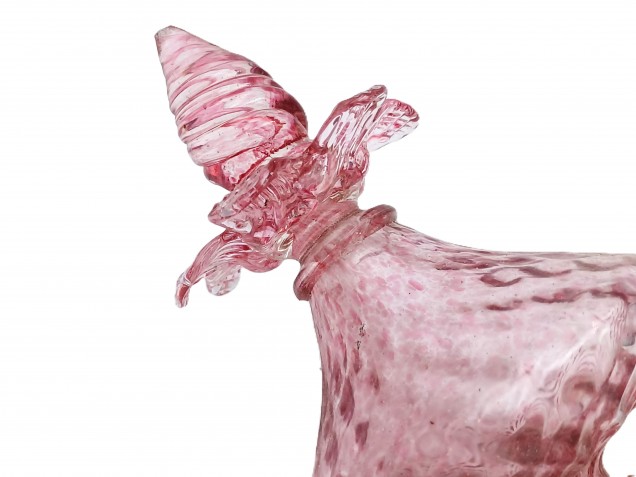 Pink Murano Chandelier Finial Circa 1880 