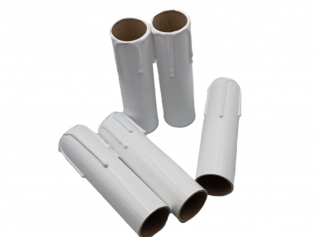 Candle Tubes white Drip Card 130mm x 32mm 5 pack 