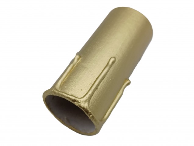 Candle Tubes gold Drip Card 80mm x 32mm 5 pack 