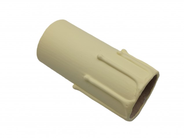 Chandelier Candle Tubes cream Drip Card 80mm x 32mm 5 pack 