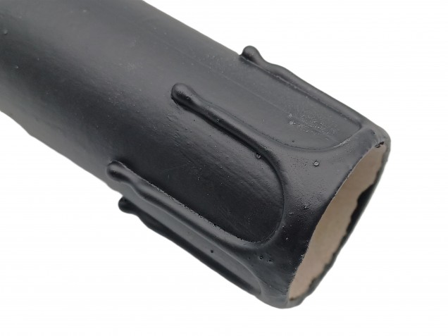 Candle Tubes black Drip Card 80mm x 32mm 5 pack