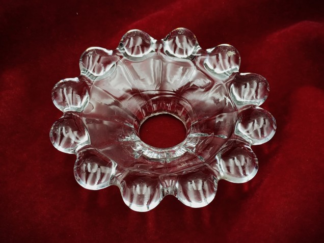 Bobeche - bobble rimmed