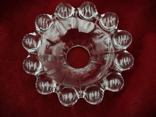 Bobeche - bobble rimmed