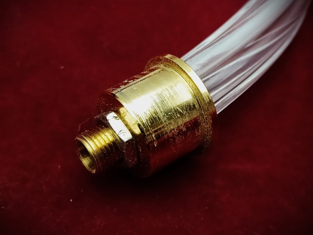 Fluted Hollow Chandelier Arm 