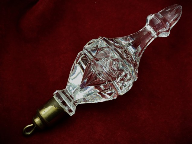 Antique Edwardian Chandelier Finial 