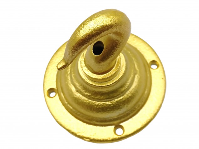 Gold chandelier hook heavy duty cast iron ceiling hook and screws