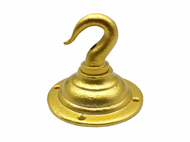 Gold chandelier hook heavy duty cast iron ceiling hook and screws