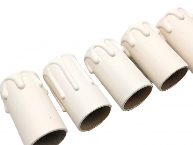 Candle Tubes magnolia Drip Card 55mm x 26mm 5 pack  