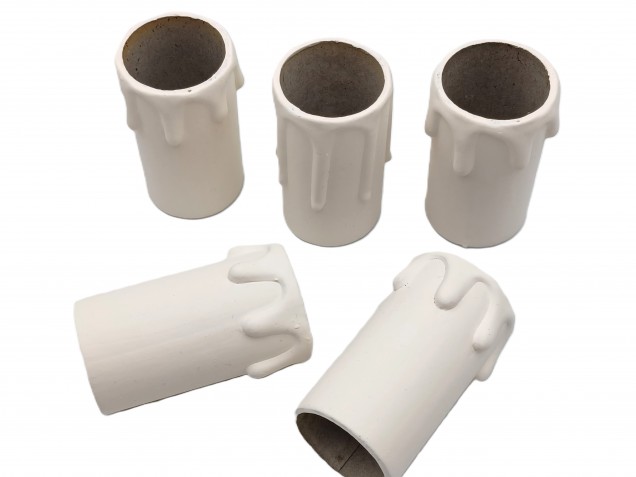 Candle Tubes magnolia Drip Card 55mm x 26mm 5 pack  