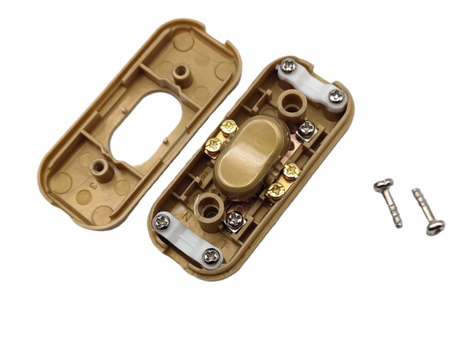 Inline Torpedo lamp switch-light switch 2 or 3 core CLEAR