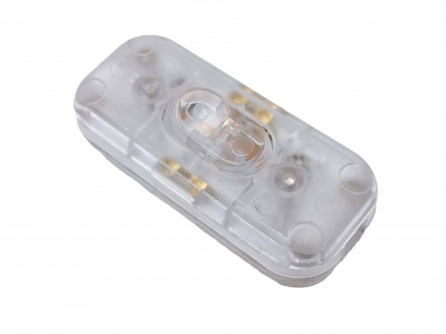 Inline Torpedo lamp switch-light switch 2 or 3 core CLEAR