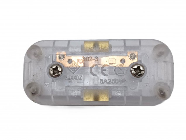 Inline Torpedo lamp switch-light switch 2 or 3 core CLEAR