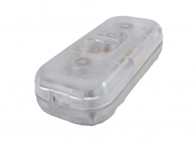 Inline Torpedo lamp switch-light switch 2 or 3 core CLEAR