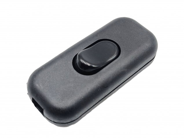 Black Inline Torpedo lamp switch light switch 2 or 3 core