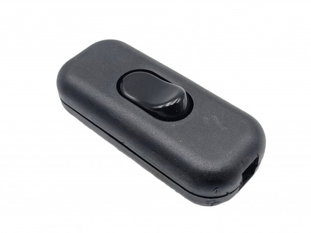 Black Inline Torpedo lamp switch light switch 2 or 3 core