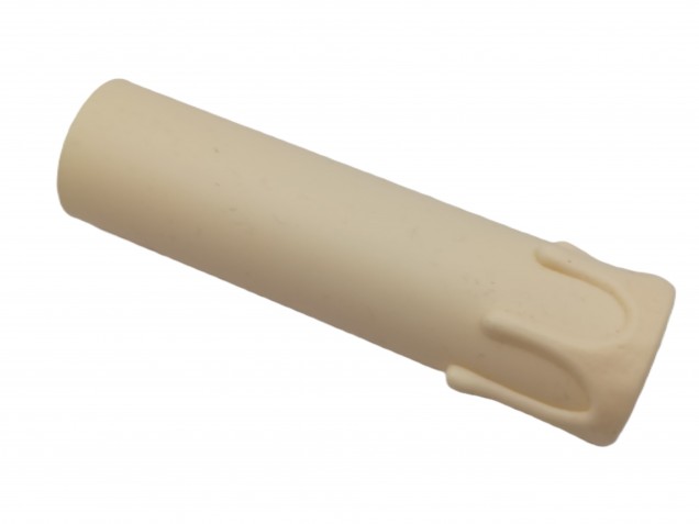 Chandelier Candle Tube Sleeves Ivory Drip Plastic 100mm x 24mm