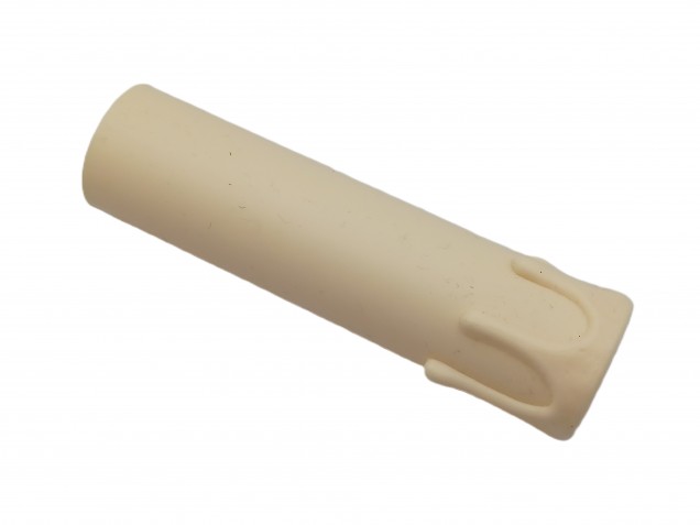 Chandelier Candle Tube Sleeves Ivory Drip Plastic 100mm x 24mm